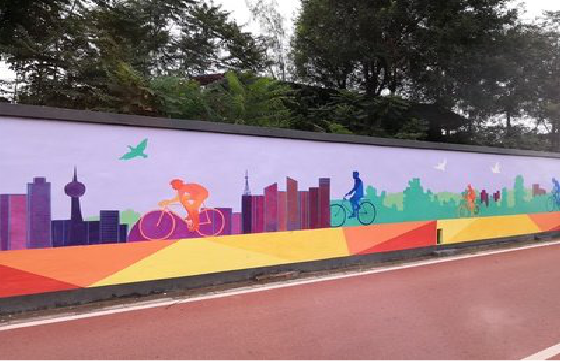 合江墙体彩绘-围墙