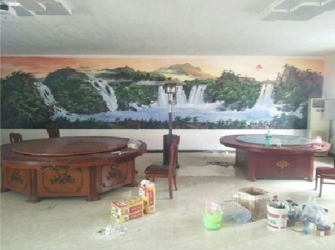 合江墙绘-写实风景