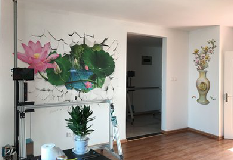 合江墙体彩绘相比墙纸的优势。