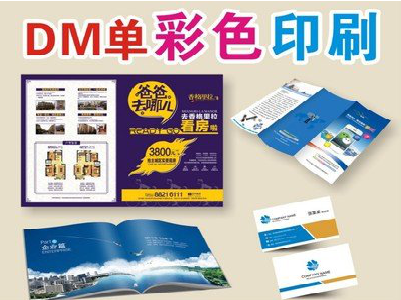 合江单页印刷，色彩搭配简单。