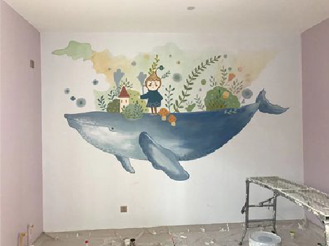 合江手绘墙的特点及优势。